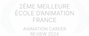 2ÈME MEILLEURE ÉCOLE D'ANIMATION FRANCE
