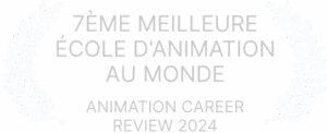 7ÈME MEILLEURE ÉCOLE D'ANIMATION AU MONDE